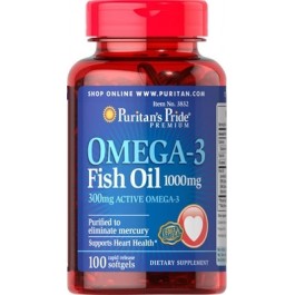   Puritan's Pride Omega-3 Fish Oil 1000 mg 100 cap