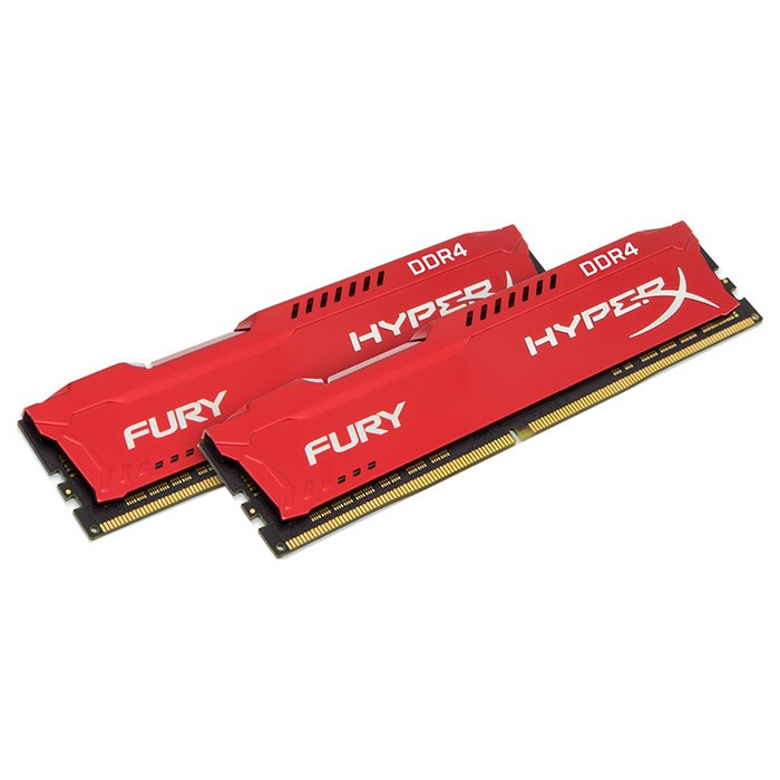 HyperX 16 GB (2x8GB) DDR4 2133 MHz Fury Red (HX421C14FR2K2/16) - зображення 1