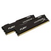 HyperX 16 GB (2x8GB) DDR4 2666 MHz Fury Black (HX426C16FB2K2/16) - зображення 1
