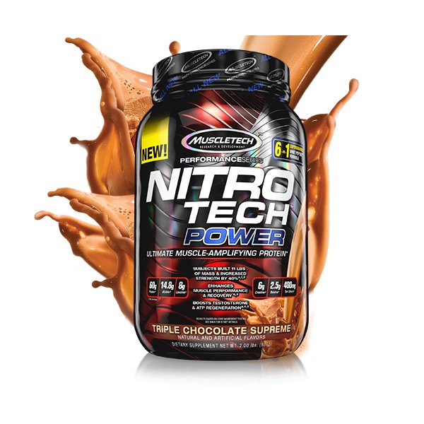 MuscleTech Nitro Tech Power 907 g /19 servings/ Vanilla - зображення 1