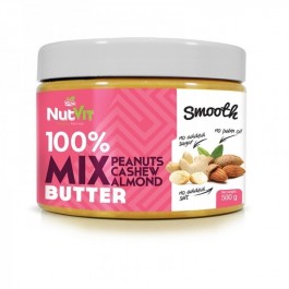 OstroVit NutVit 100% Nut Mix Butter 500 g /20 servings/ Smooth