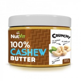 OstroVit NutVit 100% Cashew Butter 500 g /20 servings/ Crunchy
