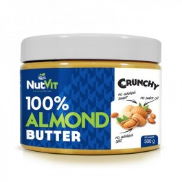 OstroVit NutVit 100% Almond Butter 500 g /20 servings/ Crunchy