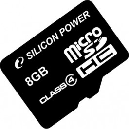Silicon Power 8 GB microSDHC Class 4 SP008GBSTH004V10