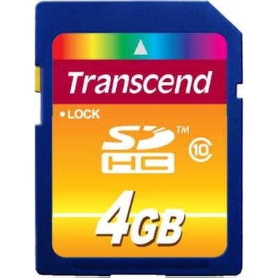 Transcend 4 GB SDHC Class 10 TS4GSDHC10 - зображення 1