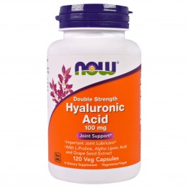 Now Hyaluronic Acid 100 mg 120 caps
