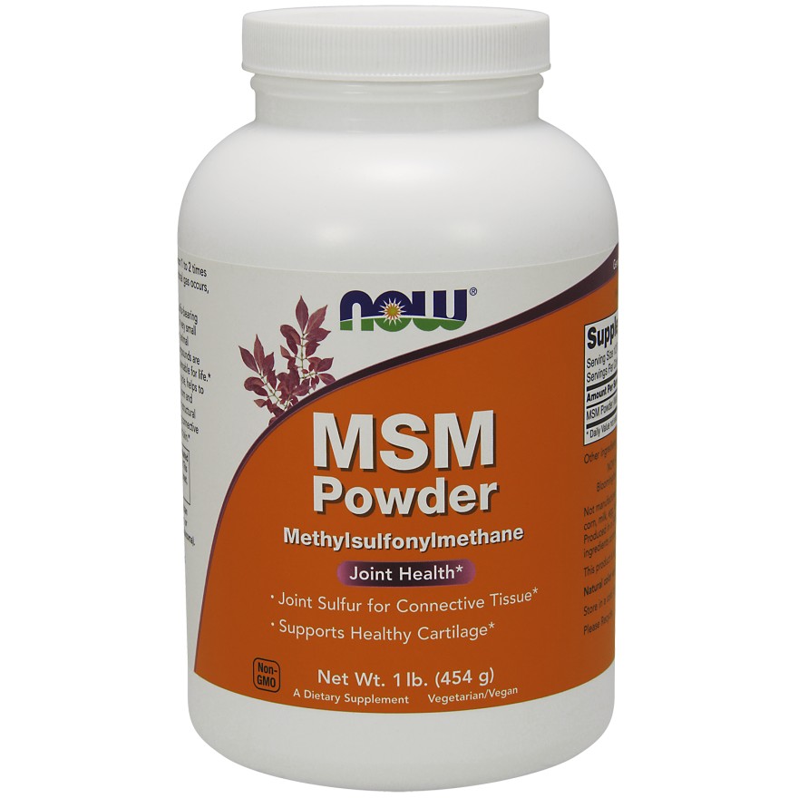 Now MSM Powder 454 g /252 servings/ - зображення 1