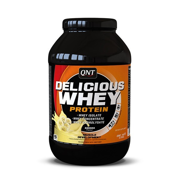 QNT Delicious Whey Protein Powder 2200 g /73 servings/ Banana - зображення 1