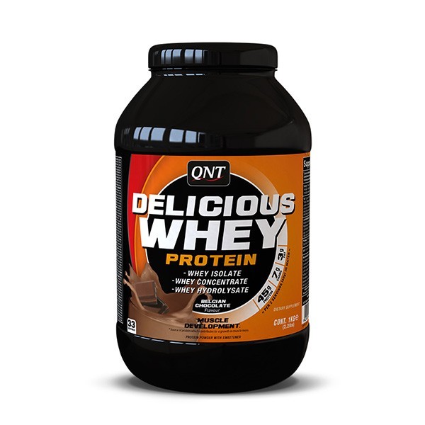 QNT Delicious Whey Protein Powder 2200 g /73 servings/ Belgian Chocolate - зображення 1