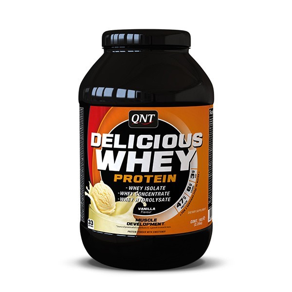QNT Delicious Whey Protein Powder 2200 g /73 servings/ Vanilla - зображення 1