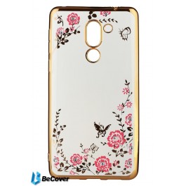 BeCover Flowers Series for Huawei GR5 2017 Gold (701295)