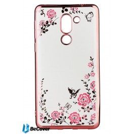 BeCover Flowers Series for Huawei GR5 2017 Pink (701296)