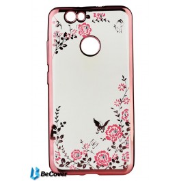 BeCover Flowers Series for Huawei Nova Pink (701298)
