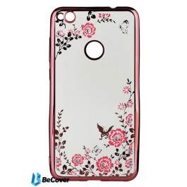 BeCover Flowers Series for Huawei P8 Lite 2017 Pink (701300)