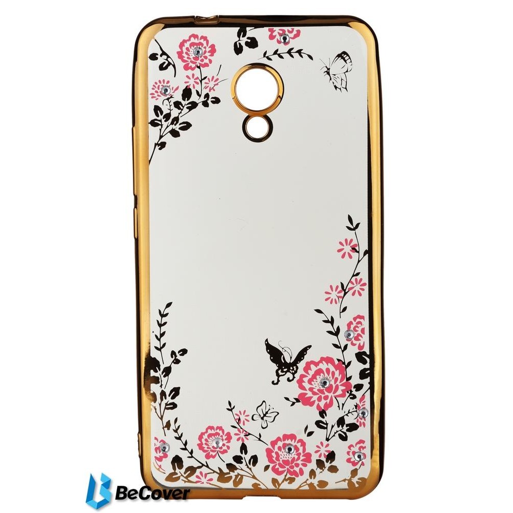 BeCover Flowers Series for Meizu M5s Gold (701303) - зображення 1