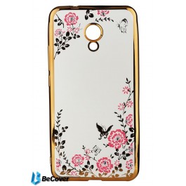BeCover Flowers Series for Meizu M5s Gold (701303)