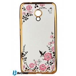   BeCover Flowers Series for Meizu M5s Gold (701303)