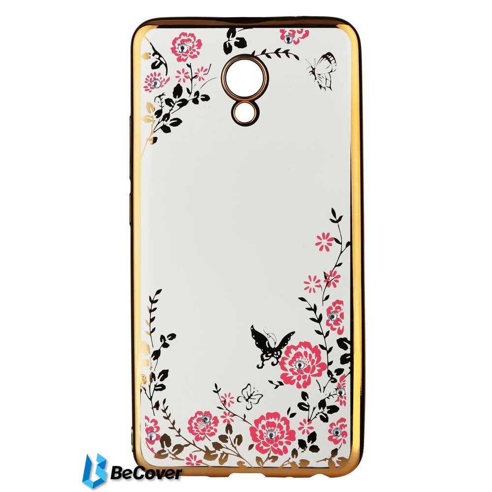 BeCover Flowers Series for Meizu M5 Note Gold (701305) - зображення 1