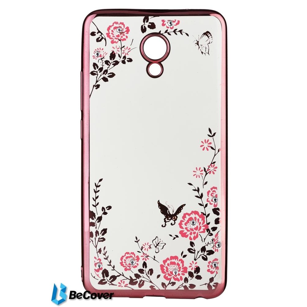 BeCover Flowers Series for Meizu M5 Note Pink (701306) - зображення 1