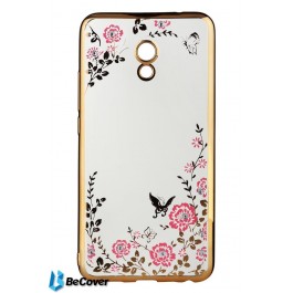 BeCover Flowers Series for Meizu MX6 Gold (701307)