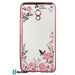 BeCover Flowers Series for Meizu MX6 Pink (701308)