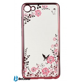 BeCover Flowers Series for Meizu U10 Pink (701310)