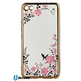 BeCover Flowers Series for Meizu U20 Gold (701311)