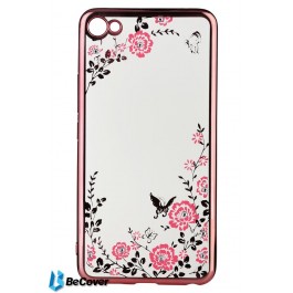 BeCover Flowers Series for Meizu U20 Pink (701312)