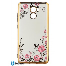 BeCover Flowers Series for Xiaomi Redmi 4 Gold (701317)