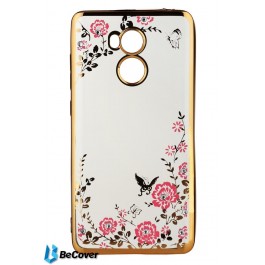 BeCover Flowers Series for Xiaomi Redmi 4 Prime Gold (701319)