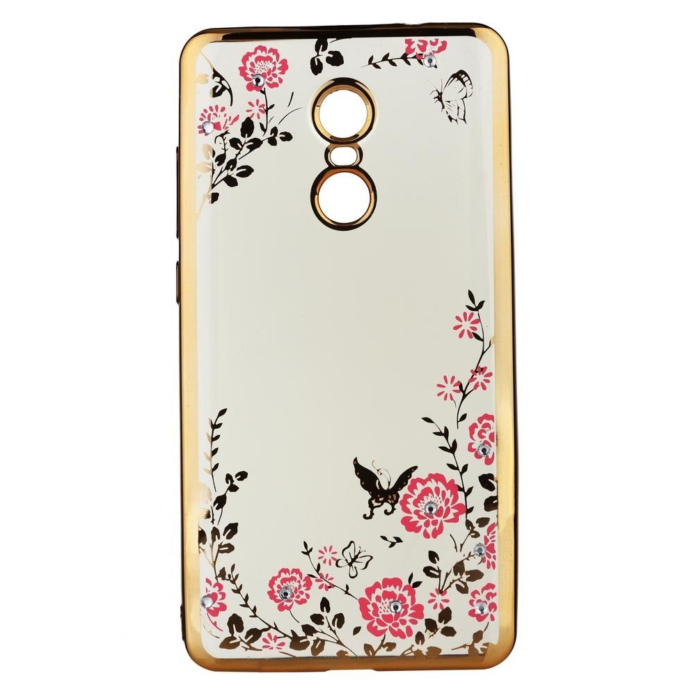 BeCover Flowers Series for Xiaomi Redmi 4X Gold (701323) - зображення 1