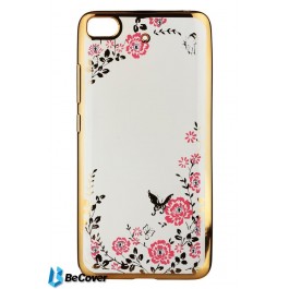 BeCover Flowers Series for Xiaomi Redmi Mi5s Gold (701327)