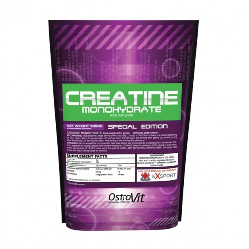 OstroVit Creatine Monohydrate 1000 g /333 servings/ Lemon - зображення 1