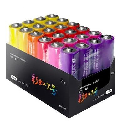 ZMI AAA bat Alkaline 24шт ZI7 Rainbow (Р30403) - зображення 1