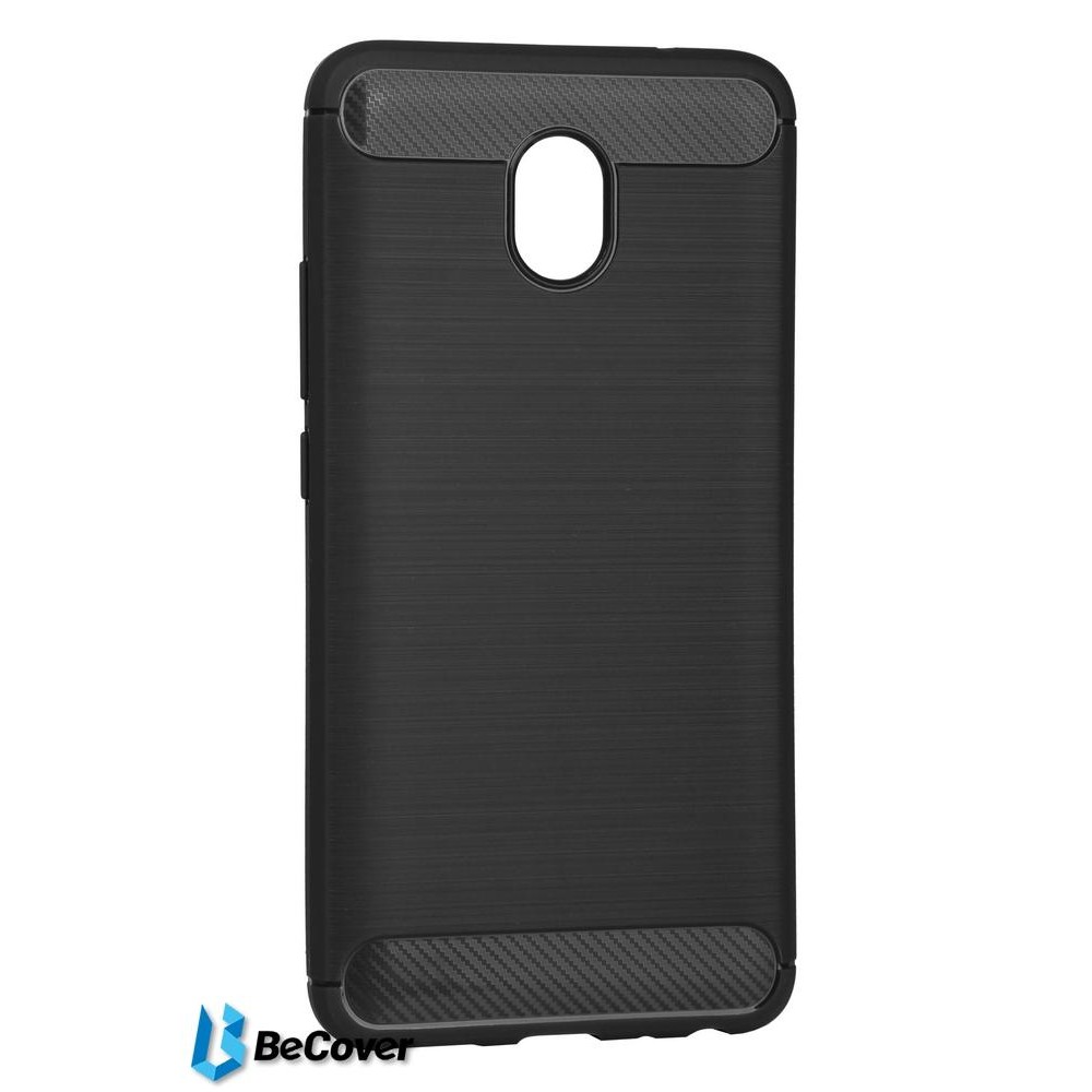 BeCover Carbon Series for Meizu M5 Note Gray (701382) - зображення 1