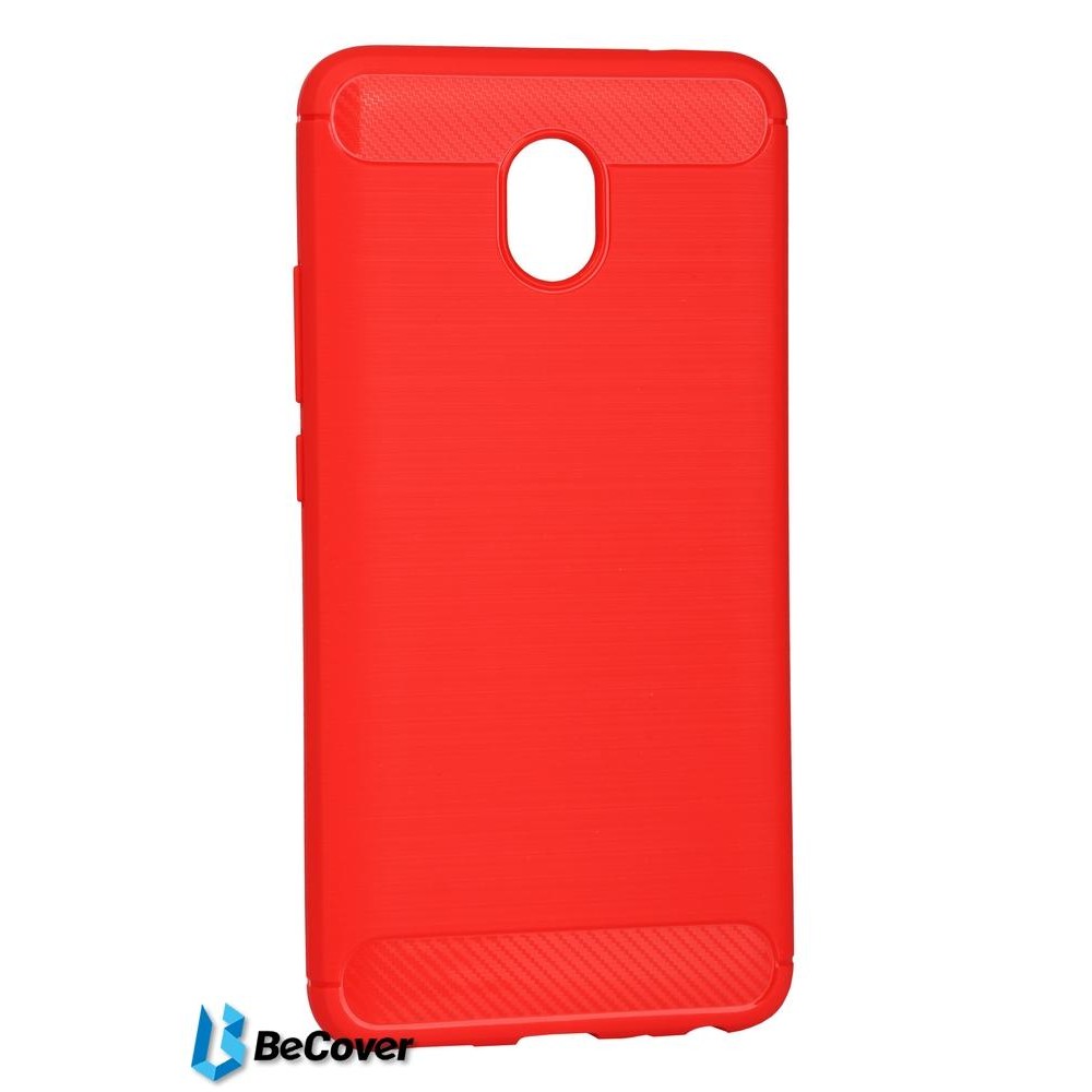 BeCover Carbon Series for Meizu M5 Note Red (701383) - зображення 1