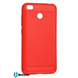 BeCover Carbon Series for Xiaomi Redmi 4X Red (701387)