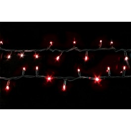 DeLux String 200 LED 10m красный/черный IP44 (90009100)