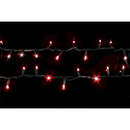   DeLux String 200 LED 10m красный/черный IP44 (90009100)