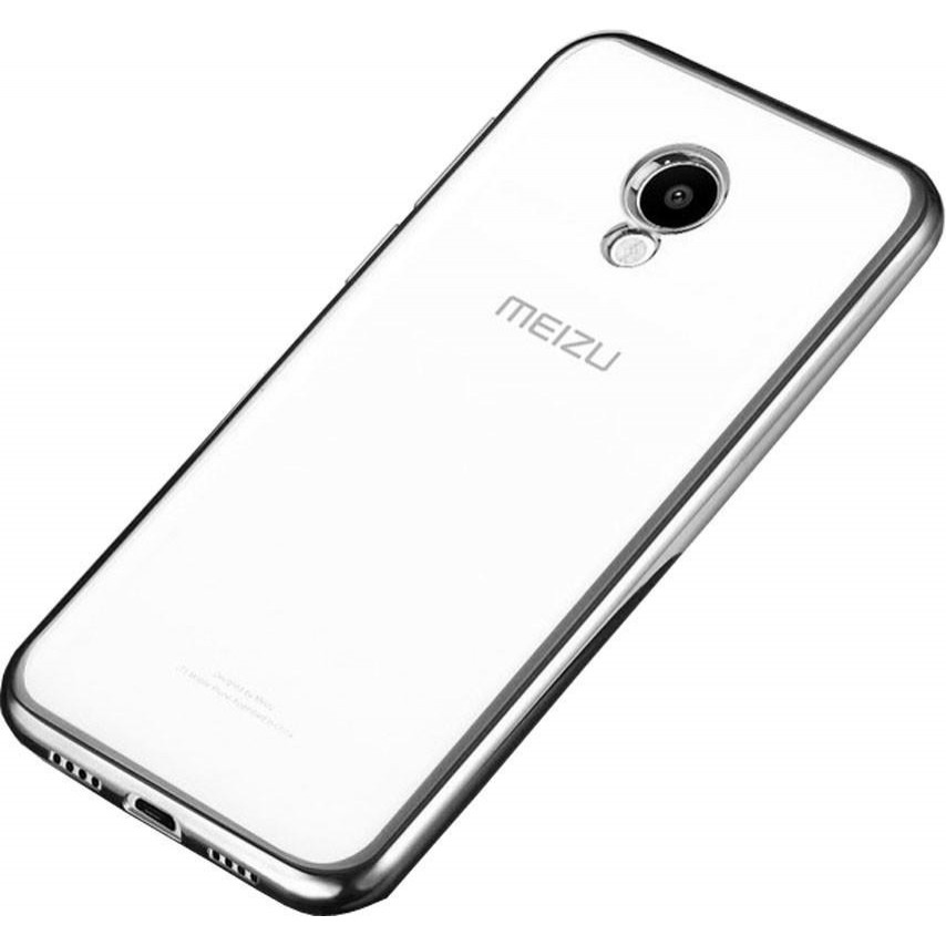 TOTO TPU case Electroplated Meizu M5s Grey - зображення 1