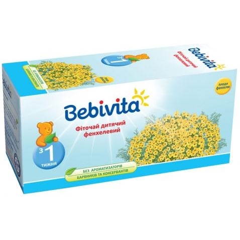 Bebivita Фиточай детский фенхелевый 30 г (4820025490718) - зображення 1