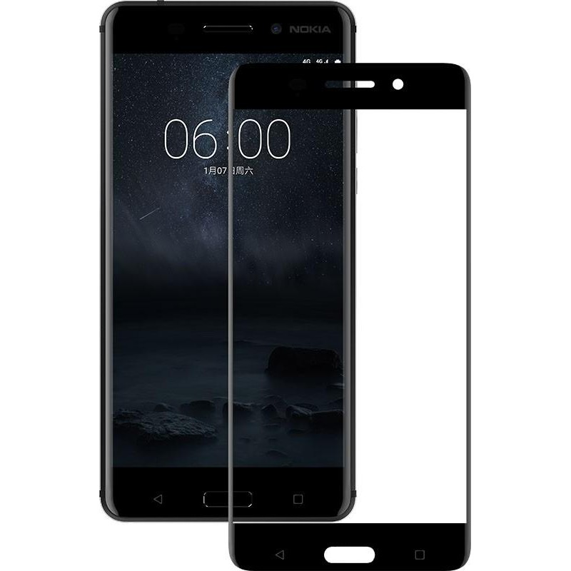 Mocolo 2.5D Full Cover Tempered Glass Nokia 6 Black (NK1245) - зображення 1