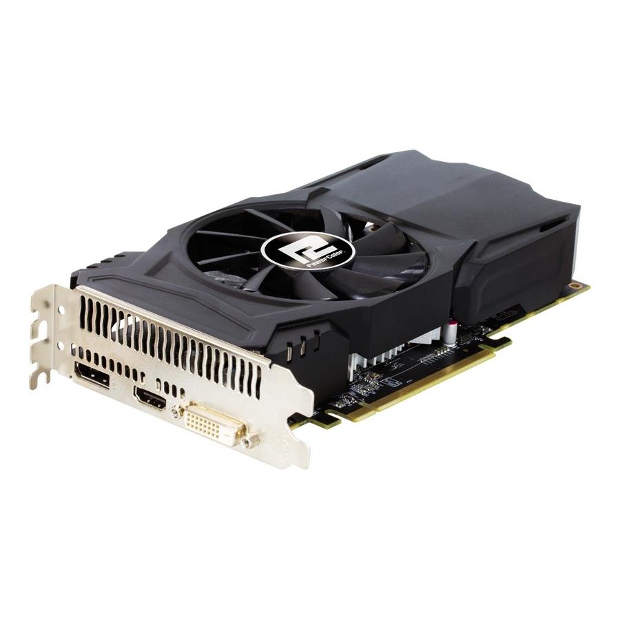 PowerColor Radeon RX 550 2GB OC Red Dragon (AXRX 550 2GBD5-DH/OC) купить в  интернет-магазине: цены на видеокарта Radeon RX 550 2GB OC Red Dragon (AXRX  550 2GBD5-DH/OC) - отзывы и обзоры, фото