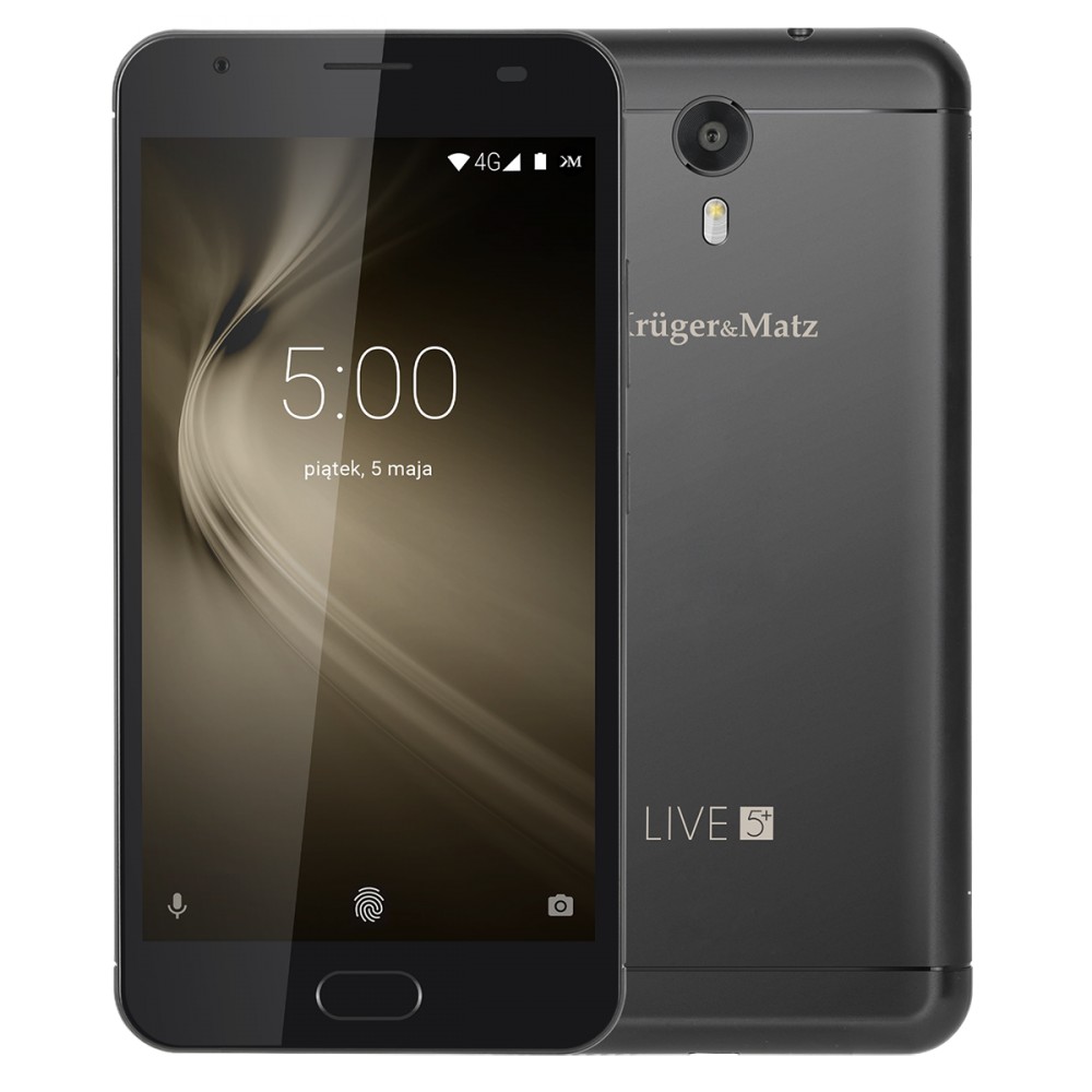 Kruger&Matz LIVE 5+ (KM0448-B) Black купить в интернет-магазине: цены на  смартфон LIVE 5+ (KM0448-B) Black - отзывы и обзоры, фото и характеристики.  Сравнить предложения в Украине: Киев, Харьков, Одесса, Днепр на Hotline.ua