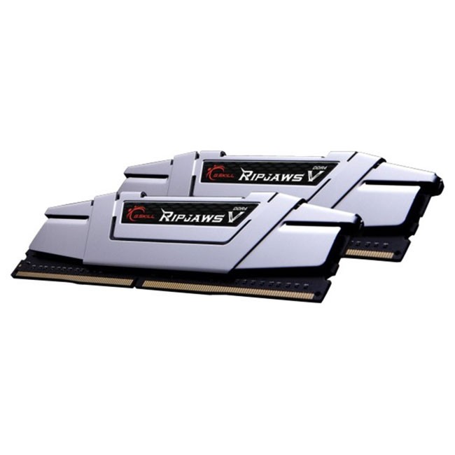 G.Skill 16 GB (2x8GB) DDR4 2800 MHz Ripjaws V Radiant Silver (F4-2800C15D-16GVSB) - зображення 1