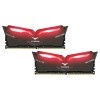 TEAM 16 GB (2x8GB) DDR4 3200 MHz T-Force Night Hawk Red LED (THRD416G3200HC16CDC01) - зображення 1