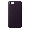 Apple iPhone 8 / 7 Leather Case - Dark Aubergine (MQHD2) - зображення 1