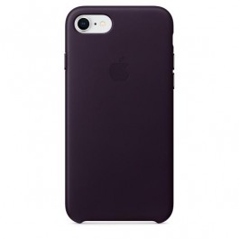 Apple iPhone 8 / 7 Leather Case - Dark Aubergine (MQHD2)