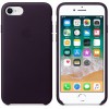 Apple iPhone 8 / 7 Leather Case - Dark Aubergine (MQHD2) - зображення 2