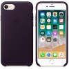 Apple iPhone 8 / 7 Leather Case - Dark Aubergine (MQHD2) - зображення 3